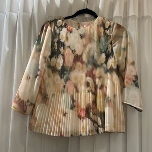 Ted Baker floral blouse size one